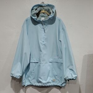 Nike Y2K Light Blue Hooded Jacket Size L
